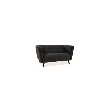 Sofa Castello 2 Velvet (czarny)- Signal