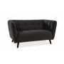 Sofa Castello 2 Velvet (czarny)- Signal