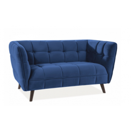 Sofa Castello 2 Velvet (granatowy)- Signal