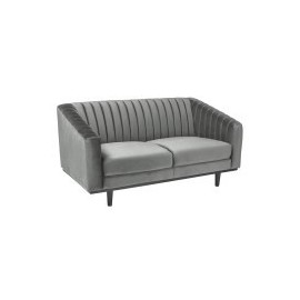 Sofa Asprey 2 Velvet (szary)- Signal