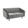 Sofa Asprey 2 Velvet (szary)- Signal