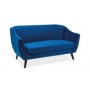 Sofa Molly 2 Velvet (granatowy)- Signal