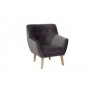 Fotel Nordic 1 Velvet (szary)- Signal