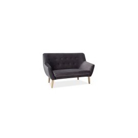 Sofa Nordic 2 Velvet (szary)- Signal 
