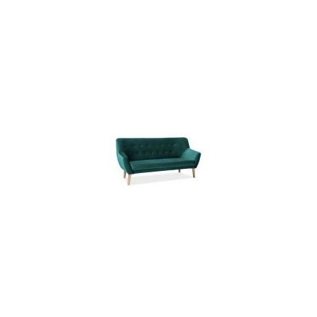 Sofa Nordic 3 Velvet (zielony)- Signal