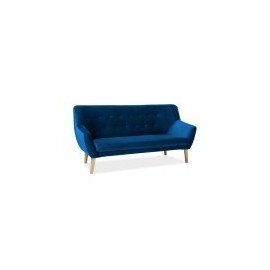 Sofa Nordic 3 Velvet (granatowy)- Signal