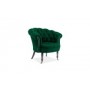 Fotel Philips Velvet (zielony)- Signal