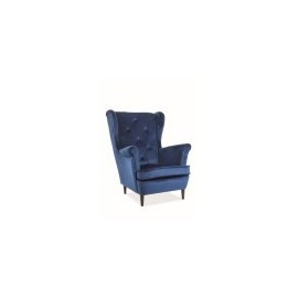 Fotel Lady Velvet (granatowy)- Signal