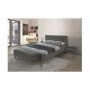 Łóżko Azurro Velvet 140 (szary) -Signal