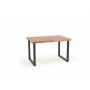 Stół RADUS dąb lity (160/90 cm)- Halmar