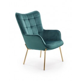 Fotel Castel 2 (zielony)- Halmar