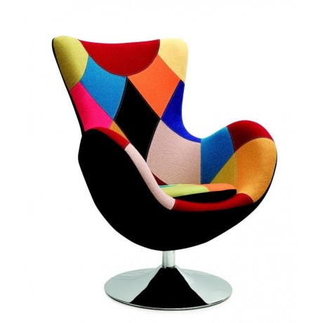Fotel Butterfly (wielobarwny)- Halmar