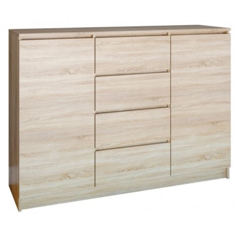 Komoda 120 4S (sonoma)- Furnitex
