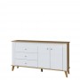 KOMODA SONIA SN-7 (dąb grand+biały połysk)- Młot Meble