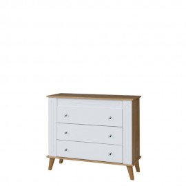 KOMODA SONIA SN-10 (dąb grand+biały połysk)- Młot Meble