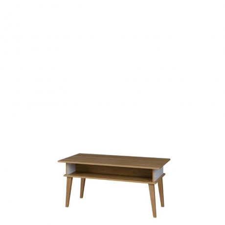 ŁAWA SONIA SN-17 (dąb grand+ biały połysk)- Młot Meble