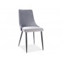 Krzesło Piano B Velvet (szary)- Signal