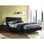 Łóżko Mirage Velvet (czarny) 160- Signal