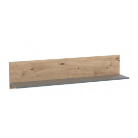 OBIDE DP-01 PÓŁKA WISZĄCA DĄB ARTISAN / GRAFIT- Kielecka Fabryka Mebli