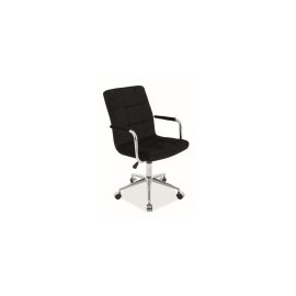 Fotel Obrotowy Q-022 Velvet (czarny)- Signal