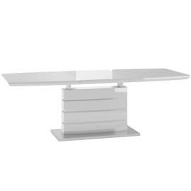  Stół rozkładany  EH-01(biały połysk) -Furnitex
