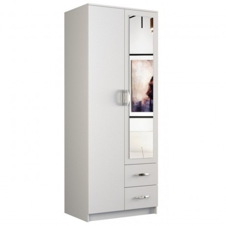 Szafa UNO 80 (biała)- Furnitex
