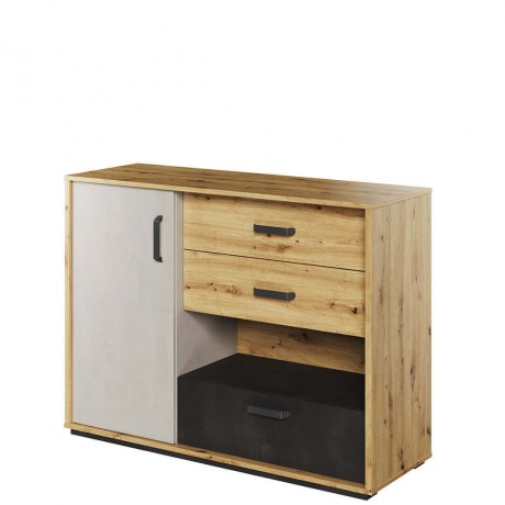 KOMODA 1D3SZ QB-07 QUBIC-MEBLE LENART