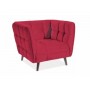 Fotel Castello 1 Velvet (bordowy)- Signal