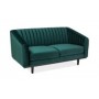 Sofa Asprey 2 Velvet (zielony)- Signal