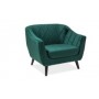 Fotel Molly 1 Velvet (zielony)- Signal