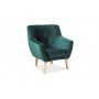 Fotel Nordic 1 Velvet (zielony)- Signal