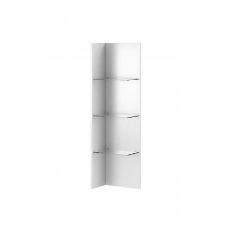 PANEL WISZĄCY HELIO 03 biały/białe szkło