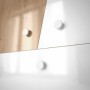 Regał 80cm – NERO 04- MEBLE DOMEL