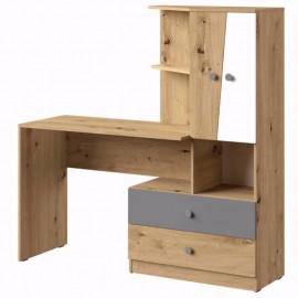 Biurko-regał 150cm – NERO 11- MEBLE DOMEL