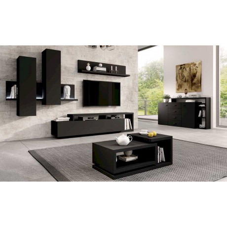Komoda Bota 27 (czarny supermat) Helvetia