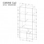 REGAŁ Carini Ca2- MEBLE DOLMAR 