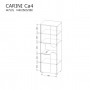 REGAŁ Carini Ca4- MEBLE DOLMAR 
