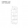 REGAŁ Carini Ca5- MEBLE DOLMAR 