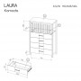 KOMODA Laura Lau2- MEBLE DOLMAR