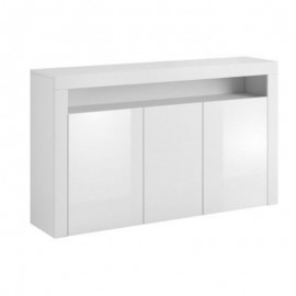 Komoda KOM3-FX (biały połysk) - FURNITEX