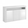 Komoda KOM3-FX (biały połysk) - FURNITEX