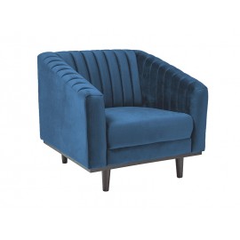 Fotel Asprey 1 Velvet (granatowy)- Signal