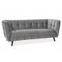 Sofa Castello Velvet 2 (granatowy)- Signal