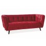 Sofa Castello Velvet 2 (granatowy)- Signal