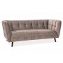 Sofa Castello Velvet 2 (granatowy)- Signal