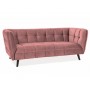 Sofa Castello Velvet 2 (granatowy)- Signal