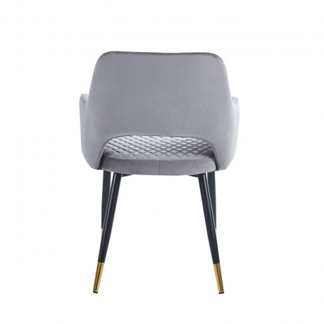 Krzesło K3-FX  velvet (szare) - Furnitex