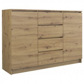 Komoda 120 4S (dąb artisan) - Furnitex