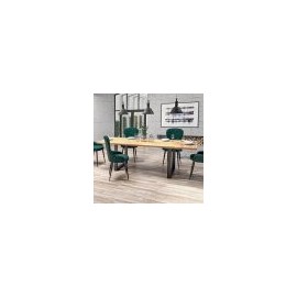 Stół RADUS okleina naturalna (120/78 cm)- Halmar