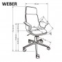 Fotel obrotowy Weber -Halmar 
